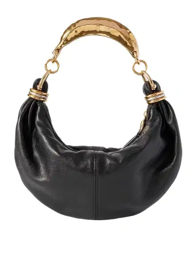 Chloé Bracelet Embellished Textured-leather Shoulder Bag | Thumbnail 1 Chloé Bracelet Embellished Textured-leather Shoulder Bag | Thumbnail 1