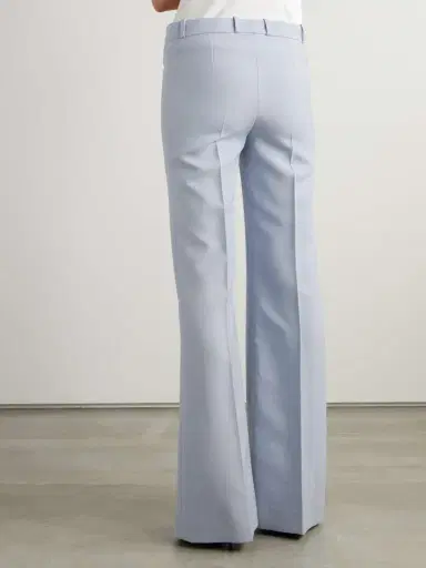 Chloé Wool Grain De Poudre Flared Pants | Thumbnail 3 Chloé Wool Grain De Poudre Flared Pants | Thumbnail 3