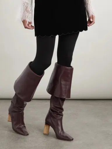 Chloé Georgia Leather Knee Boots | Thumbnail 2 Chloé Georgia Leather Knee Boots | Thumbnail 2