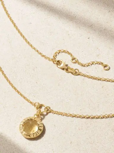 Foundrae Internal Compass 18-karat Gold Citrine Necklace | Thumbnail 3 Foundrae Internal Compass 18-karat Gold Citrine Necklace | Thumbnail 3