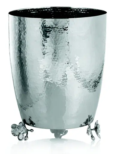 Michael Aram White Orchid Waste Basket | Thumbnail 1 Michael Aram White Orchid Waste Basket | Thumbnail 1