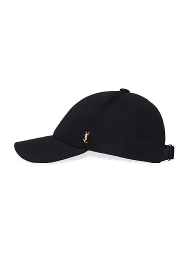 Saint Laurent Men's Felt Baseball Cap - Black - Size Large | Thumbnail 1 Saint Laurent Men's Felt Baseball Cap - Black - Size Large | Thumbnail 1
