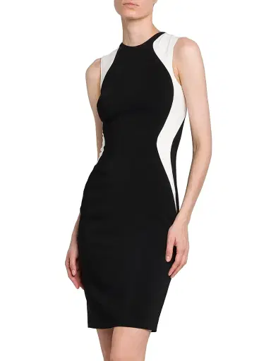 Stella McCartney Women's Miracle Colorblocked Minidress - Black - Size 10 | Thumbnail 4 Stella McCartney Women's Miracle Colorblocked Minidress - Black - Size 10 | Thumbnail 4