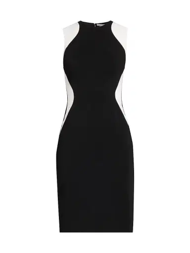 Stella McCartney Women's Miracle Colorblocked Minidress - Black - Size 10 | Thumbnail 1 Stella McCartney Women's Miracle Colorblocked Minidress - Black - Size 10 | Thumbnail 1