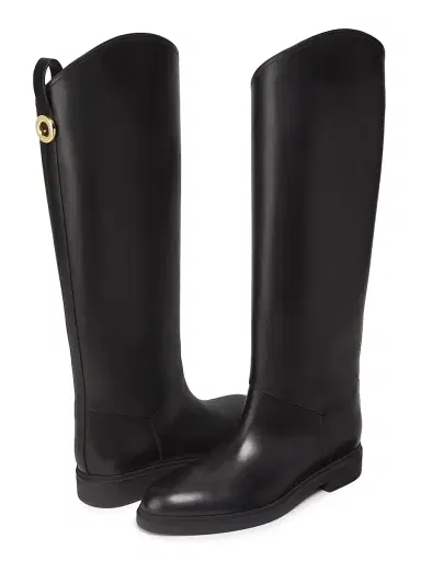 Loro Piana Women's Kilda Smooth Leather Boots - Black | Thumbnail 2 Loro Piana Women's Kilda Smooth Leather Boots - Black | Thumbnail 2