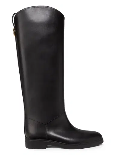 Loro Piana Women's Kilda Smooth Leather Boots - Black | Thumbnail 1 Loro Piana Women's Kilda Smooth Leather Boots - Black | Thumbnail 1
