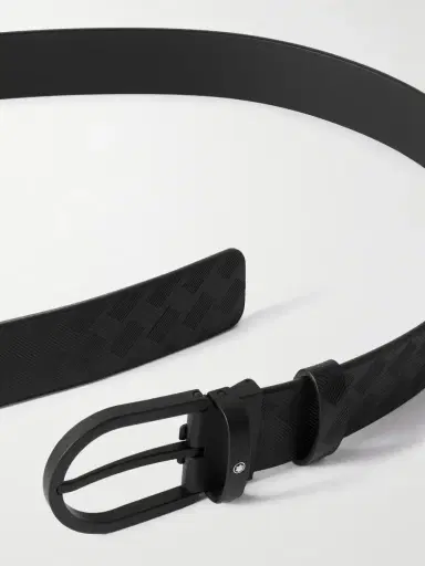 Montblanc 3.5cm Extreme 3.0 Textured-Leather Belt - Men | Thumbnail 2 Montblanc 3.5cm Extreme 3.0 Textured-Leather Belt - Men | Thumbnail 2