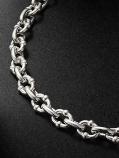 Greg Yuna Sterling Silver Chain Necklace - Men | Thumbnail 4 Greg Yuna Sterling Silver Chain Necklace - Men | Thumbnail 4