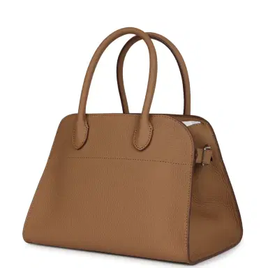 The Row The Row Soft Margaux 10 Bag Sandpit Calfskin Silver Hardware | Thumbnail 6 The Row The Row Soft Margaux 10 Bag Sandpit Calfskin Silver Hardware | Thumbnail 6