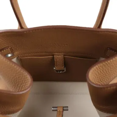 The Row The Row Soft Margaux 10 Bag Sandpit Calfskin Silver Hardware | Thumbnail 10 The Row The Row Soft Margaux 10 Bag Sandpit Calfskin Silver Hardware | Thumbnail 10