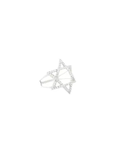 Wish Fine Jewelry 0.33ct Diamond 18K Gold Star of David Ring | Thumbnail 4 Wish Fine Jewelry 0.33ct Diamond 18K Gold Star of David Ring | Thumbnail 4