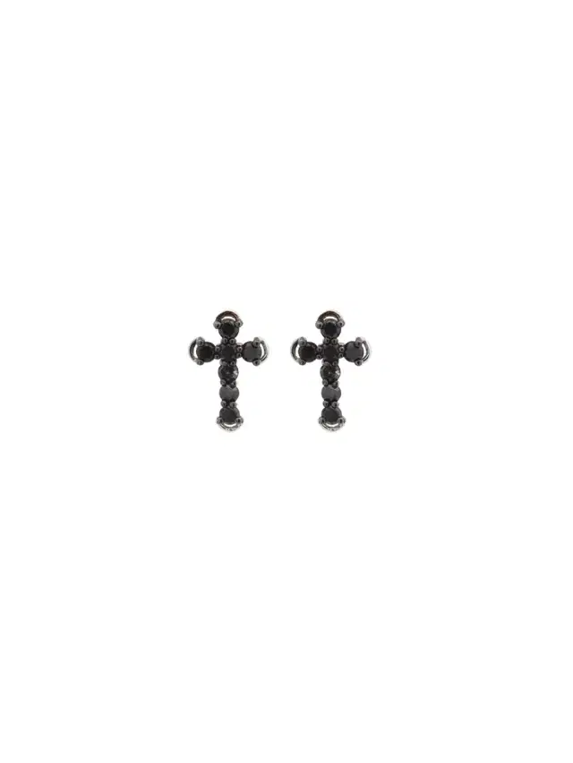 0.34ct Sapphire 18K Gold Cross Stud Earrings 0.34ct Sapphire 18K Gold Cross Stud Earrings