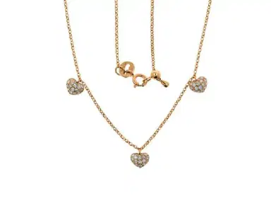 Wish Fine Jewelry 0.35ct Diamond Heart Shape Pendant 18K Gold Necklace | Thumbnail 1 Wish Fine Jewelry 0.35ct Diamond Heart Shape Pendant 18K Gold Necklace | Thumbnail 1