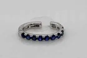 Wish Fine Jewelry 0.36ct Blue Sapphire 18K Ear Cuff | Thumbnail 2 Wish Fine Jewelry 0.36ct Blue Sapphire 18K Ear Cuff | Thumbnail 2