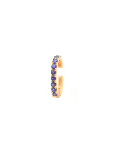 Wish Fine Jewelry 0.36ct Blue Sapphire 18K Ear Cuff | Thumbnail 1 Wish Fine Jewelry 0.36ct Blue Sapphire 18K Ear Cuff | Thumbnail 1