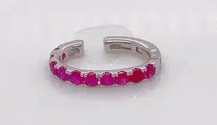 Wish Fine Jewelry 0.39ct Pink Sapphire 18K Ear Cuff | Thumbnail 2 Wish Fine Jewelry 0.39ct Pink Sapphire 18K Ear Cuff | Thumbnail 2