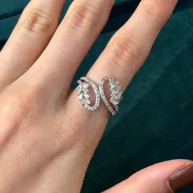 Wish Fine Jewelry 0.80ct Diamond 14K Gold Crossover Ring | Thumbnail 2 Wish Fine Jewelry 0.80ct Diamond 14K Gold Crossover Ring | Thumbnail 2