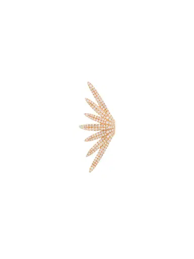 Wish Fine Jewelry 0.90ct Diamond 18K Gold Multi Row Ear Cuff | Thumbnail 1 Wish Fine Jewelry 0.90ct Diamond 18K Gold Multi Row Ear Cuff | Thumbnail 1
