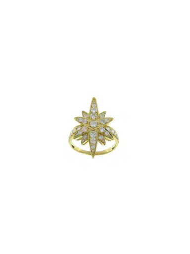 Wish Fine Jewelry 0.90ct Diamond 18K Gold Wind Rose Ring | Thumbnail 1 Wish Fine Jewelry 0.90ct Diamond 18K Gold Wind Rose Ring | Thumbnail 1