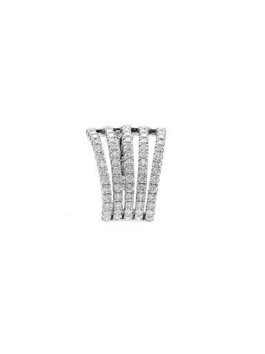 Wish Fine Jewelry 0.95ct Diamond 18K Gold Five Row Ear Cuff | Thumbnail 1 Wish Fine Jewelry 0.95ct Diamond 18K Gold Five Row Ear Cuff | Thumbnail 1