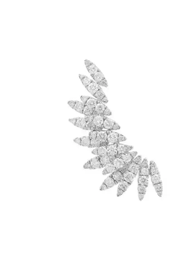 Wish Fine Jewelry 1.18cts Diamond 18K Gold Wing Climber one side Earrings | Thumbnail 1 Wish Fine Jewelry 1.18cts Diamond 18K Gold Wing Climber one side Earrings | Thumbnail 1