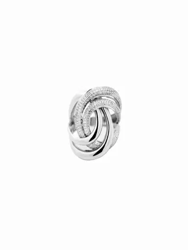 Wish Fine Jewelry 1.36ct Diamond 14K Gold Crossover Ring | Thumbnail 3 Wish Fine Jewelry 1.36ct Diamond 14K Gold Crossover Ring | Thumbnail 3