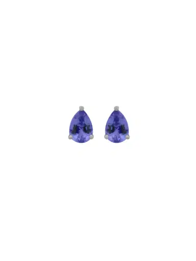 Wish Fine Jewelry 1.40ct Tanzanite 14K Gold Pear Stud Earrings | Thumbnail 1 Wish Fine Jewelry 1.40ct Tanzanite 14K Gold Pear Stud Earrings | Thumbnail 1