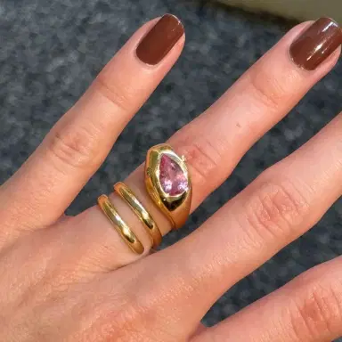 Wish Fine Jewelry 1.73ct Diamond Pink Tourmaline 18K Gold Spiral Snake Ring | Thumbnail 2 Wish Fine Jewelry 1.73ct Diamond Pink Tourmaline 18K Gold Spiral Snake Ring | Thumbnail 2