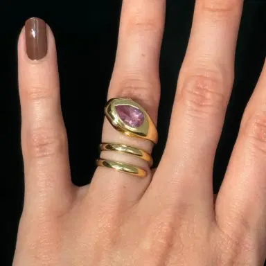 Wish Fine Jewelry 1.73ct Diamond Pink Tourmaline 18K Gold Spiral Snake Ring | Thumbnail 3 Wish Fine Jewelry 1.73ct Diamond Pink Tourmaline 18K Gold Spiral Snake Ring | Thumbnail 3