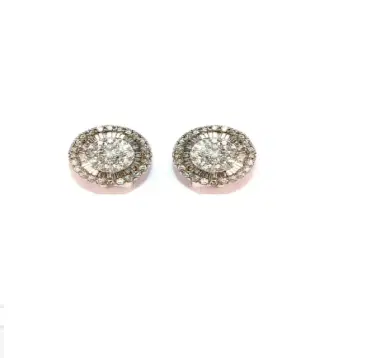 Wish Fine Jewelry 1.73cts Diamond 18K Gold Illusion Set Stud Earrings | Thumbnail 2 Wish Fine Jewelry 1.73cts Diamond 18K Gold Illusion Set Stud Earrings | Thumbnail 2