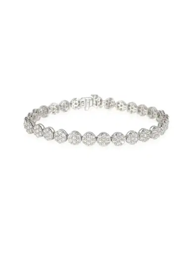 Wish Fine Jewelry 1.8ct Diamond 14K Gold Invisible Set Tennis Bracelet | Thumbnail 1 Wish Fine Jewelry 1.8ct Diamond 14K Gold Invisible Set Tennis Bracelet | Thumbnail 1