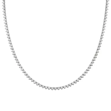 Wish Fine Jewelry 10.54ct Diamond 18K Gold Graduated Tennis Necklace | Thumbnail 1 Wish Fine Jewelry 10.54ct Diamond 18K Gold Graduated Tennis Necklace | Thumbnail 1