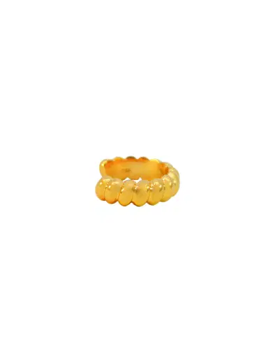 Wish Fine Jewelry 14K Gold Grooved Ear Cuff | Thumbnail 2 Wish Fine Jewelry 14K Gold Grooved Ear Cuff | Thumbnail 2
