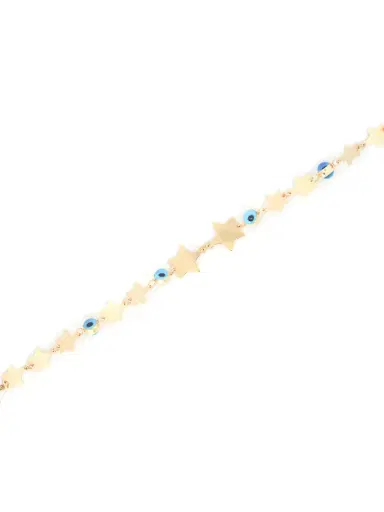 Wish Fine Jewelry 14KY 2.59g Stars Bracelet | Thumbnail 1 Wish Fine Jewelry 14KY 2.59g Stars Bracelet | Thumbnail 1
