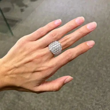 Wish Fine Jewelry 2.0ct Diamond 18K Gold Pave Ring | Thumbnail 2 Wish Fine Jewelry 2.0ct Diamond 18K Gold Pave Ring | Thumbnail 2