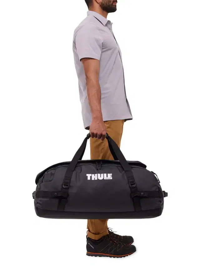 Men's Chasm 70L Nylon Duffel Bag - Black Men's Chasm 70L Nylon Duffel Bag - Black