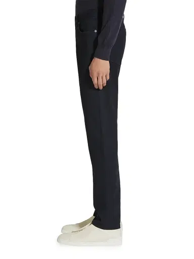 ZEGNA Men's Stretch Cotton Roccia Jeans - Navy Blue | Thumbnail 3 ZEGNA Men's Stretch Cotton Roccia Jeans - Navy Blue | Thumbnail 3