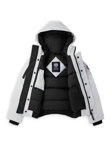 Canada Goose Little Kiid's & Kid's Rundle Bomber Jacket - North Star White | Thumbnail 2 Canada Goose Little Kiid's & Kid's Rundle Bomber Jacket - North Star White | Thumbnail 2