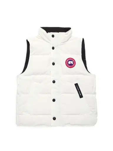 Canada Goose Little Kid's & Kid's Vanier Down Vest - White | Thumbnail 1 Canada Goose Little Kid's & Kid's Vanier Down Vest - White | Thumbnail 1
