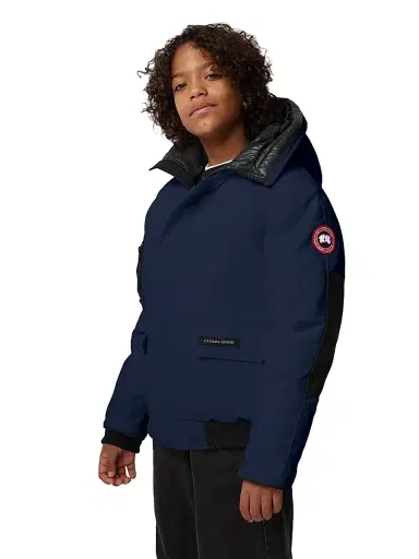 Canada Goose Little Kid's & Kid's Chilliwack Puffer Bomber Jacket - Guard Blue | Thumbnail 2 Canada Goose Little Kid's & Kid's Chilliwack Puffer Bomber Jacket - Guard Blue | Thumbnail 2