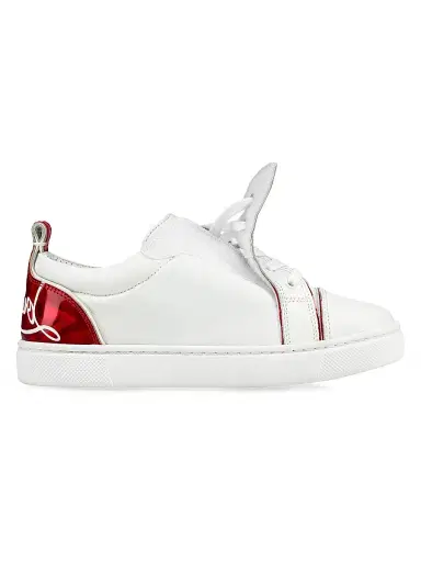 Christian Louboutin Little Kid's & Kid's Funnyto Sneakers - Red 13.5 (Child) | Thumbnail 4 Christian Louboutin Little Kid's & Kid's Funnyto Sneakers - Red 13.5 (Child) | Thumbnail 4