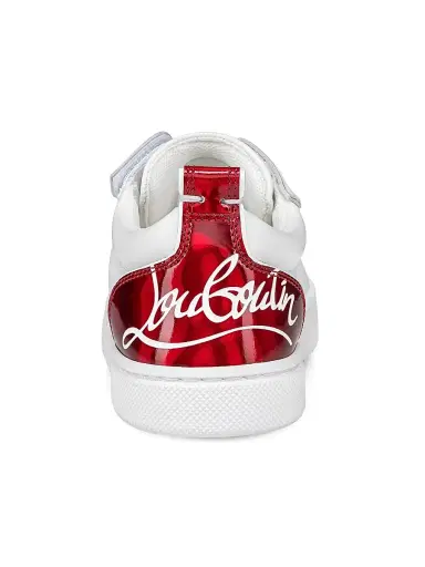 Christian Louboutin Little Kid's & Kid's Funnyto Sneakers - White 1 (Child) | Thumbnail 3 Christian Louboutin Little Kid's & Kid's Funnyto Sneakers - White 1 (Child) | Thumbnail 3