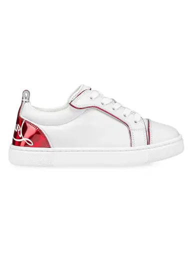 Christian Louboutin Little Kid's & Kid's Funnyto Sneakers - White 1 (Child) | Thumbnail 1 Christian Louboutin Little Kid's & Kid's Funnyto Sneakers - White 1 (Child) | Thumbnail 1