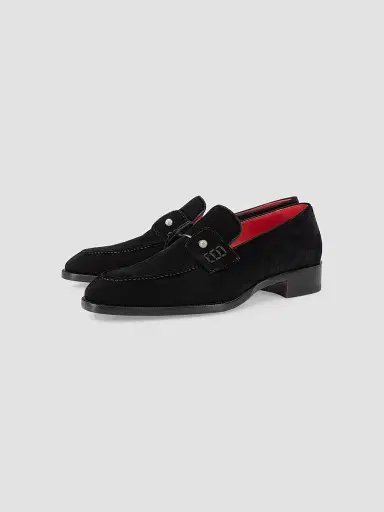 Christian Louboutin Men's Chambelimoc Night Strass Loafers - Black - Size 13.5 | Thumbnail 2 Christian Louboutin Men's Chambelimoc Night Strass Loafers - Black - Size 13.5 | Thumbnail 2