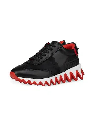 Christian Louboutin Little Kid's & Kid's Mini Shark Sneakers - Black 13.5 (Child) | Thumbnail 2 Christian Louboutin Little Kid's & Kid's Mini Shark Sneakers - Black 13.5 (Child) | Thumbnail 2