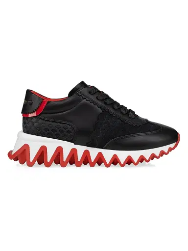 Christian Louboutin Little Kid's & Kid's Mini Shark Sneakers - Black 13.5 (Child) | Thumbnail 1 Christian Louboutin Little Kid's & Kid's Mini Shark Sneakers - Black 13.5 (Child) | Thumbnail 1