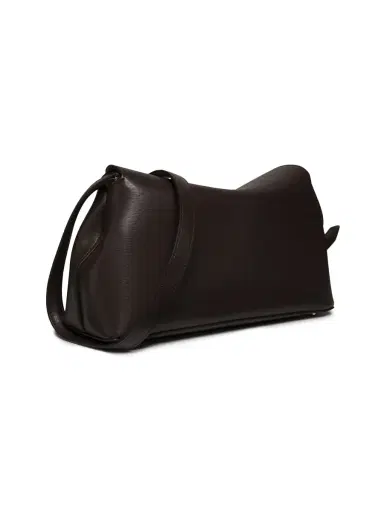 Toteme Women's T-Lock Convertible Leather Clutch - Bark | Thumbnail 2 Toteme Women's T-Lock Convertible Leather Clutch - Bark | Thumbnail 2
