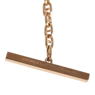 HERMÈS Hermes Collier Chaine D'Ancre Contour Pendant GM Necklace 18K Rose Gold & Diamonds | Thumbnail 5 HERMÈS Hermes Collier Chaine D'Ancre Contour Pendant GM Necklace 18K Rose Gold & Diamonds | Thumbnail 5