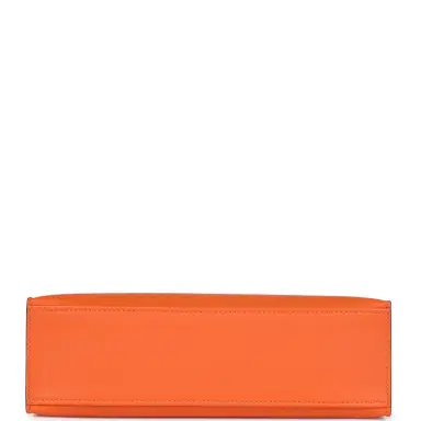HERMÈS Hermes Special Order (HSS) Kelly Pochette Orange Verso Swift Gold Hardware | Thumbnail 6 HERMÈS Hermes Special Order (HSS) Kelly Pochette Orange Verso Swift Gold Hardware | Thumbnail 6