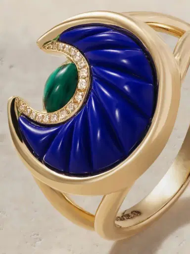 L’Atelier Nawbar Circus Moon Small 18-karat Gold Multi-stone Ring | Thumbnail 4 L’Atelier Nawbar Circus Moon Small 18-karat Gold Multi-stone Ring | Thumbnail 4